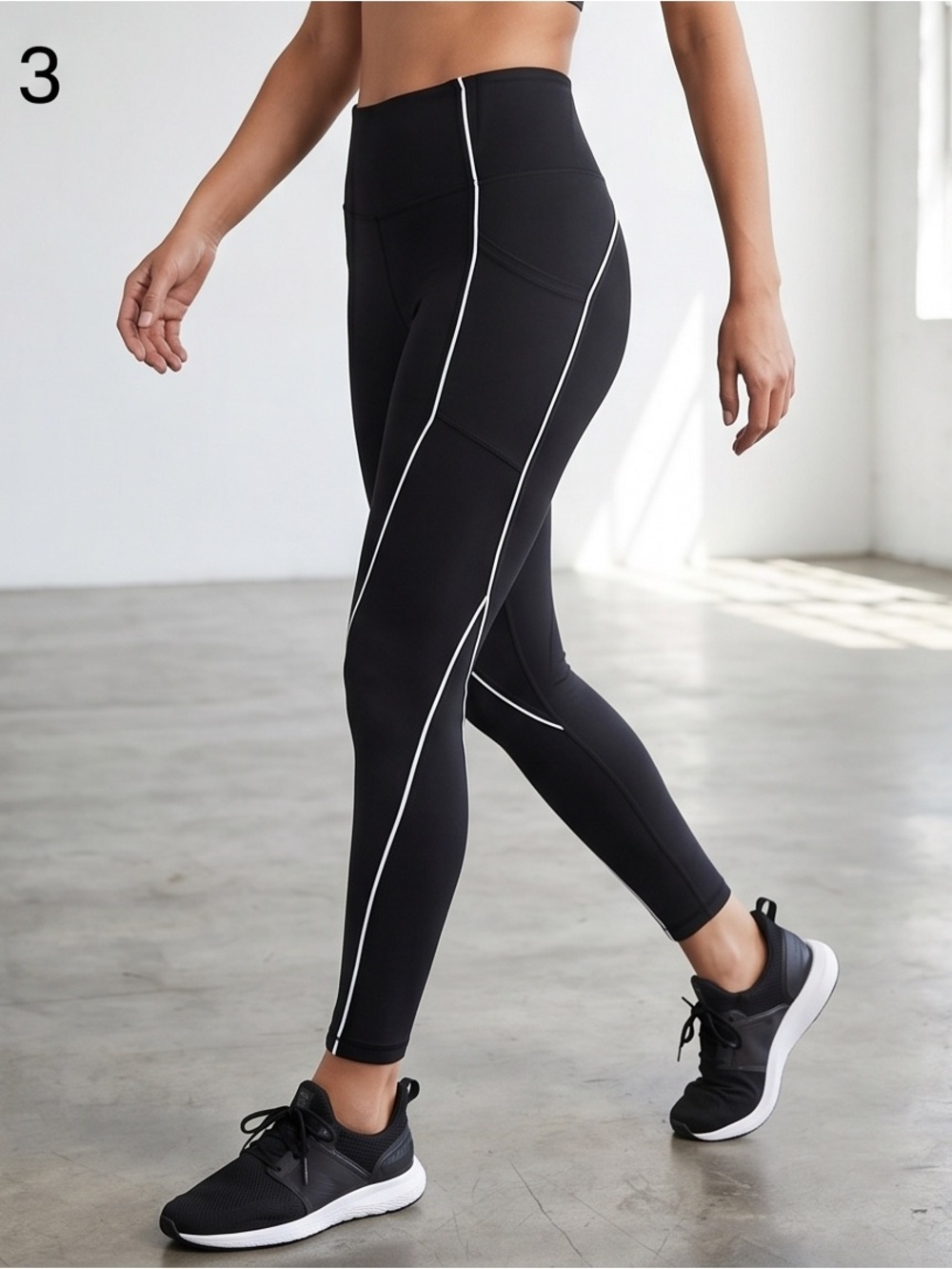 VS Sport Black Leggings S Petite 24” Inseam 32” Length 12.5” Waist